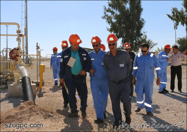بازدید مدیرعامل نفت و گاز زاگرس جنوبی از منطقه عملیاتی پارسیان 20