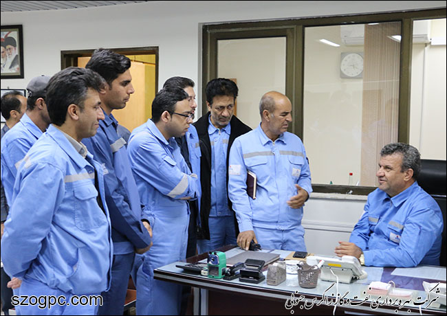 بازدید مدیرعامل نفت و گاز زاگرس جنوبی از منطقه عملیاتی پارسیان 4