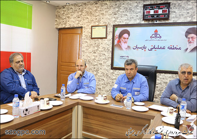 بازدید مدیرعامل نفت و گاز زاگرس جنوبی از منطقه عملیاتی پارسیان 6