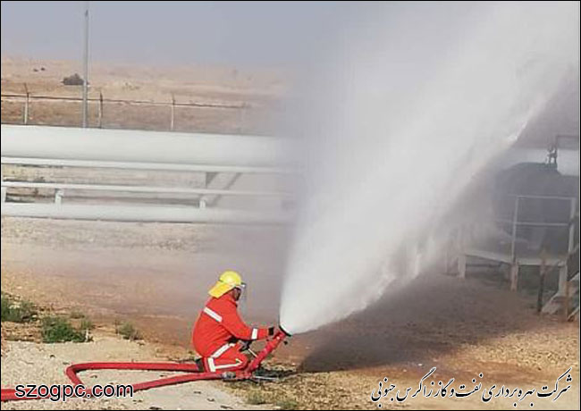 اولین مانور اتاق فرماندهی حوادث زاگرس جنوبی در منطقه عملیاتی پارسیان 2