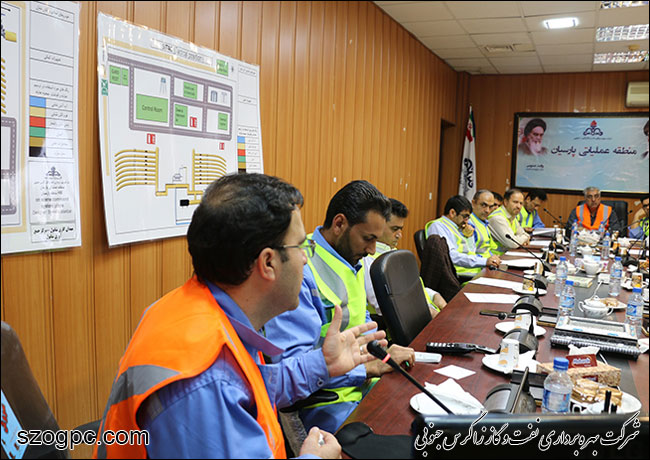 اولین مانور اتاق فرماندهی حوادث زاگرس جنوبی در منطقه عملیاتی پارسیان 4