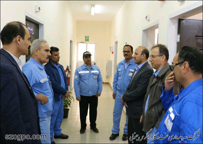 بازدید نوروزی مدیرعملیات شرکت زاگرس جنوبی از مناطق عملیاتی 1