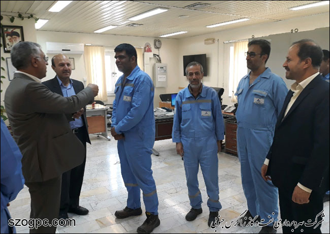 بازدید نوروزی مدیرعملیات شرکت زاگرس جنوبی از مناطق عملیاتی 15