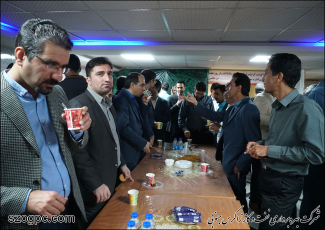 دیدار نوروزی مدیرعامل نفت و گاز زاگرس جنوبی با کارکنان این شرکت 14