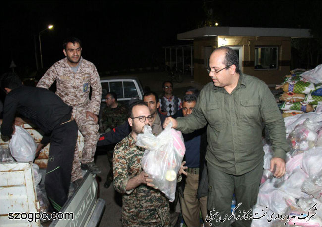 امداد و نجات شرکت نفت مناطق مرکزی ایران در راستای کمک رسانی به مردم مناطق سیل زده غرب کشور 6
