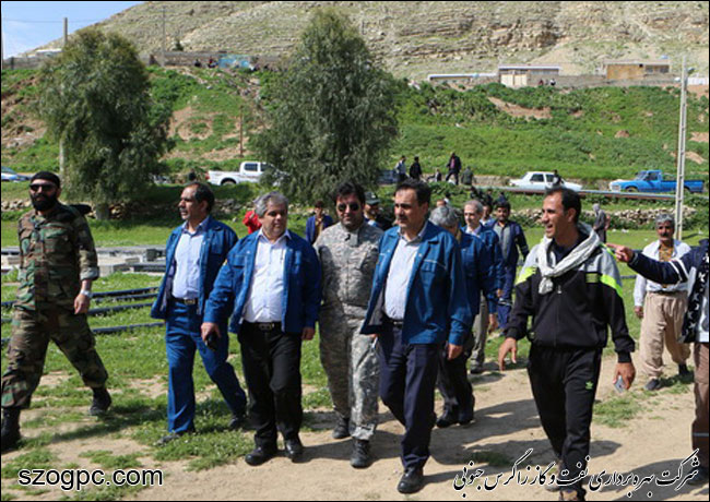 بازدید مدیران ارشد شرکت ملی نفت ایران به همراه مدیران شرکت نفت مناطق مرکزی ایران و شرکتهای تابعه 1