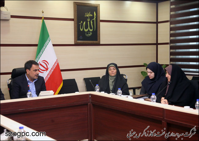 برگزاری آیین معارفه و تکریم مشاور مدیرعامل در امور زنان شرکت نفت مناطق مرکزی ایران 2