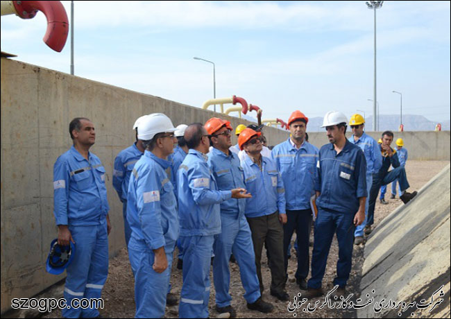 بازدید مدیر عملیات زاگرس جنوبی از منطقه عملیاتی سروستان و سعادت آباد 3