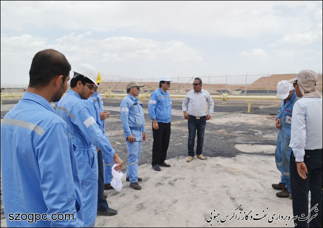 بازدید مدیر عملیات زاگرس جنوبی از منطقه عملیاتی سروستان و سعادت آباد 8