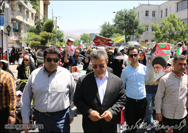 راهپیمایی دشمن شکن روز جهانی قدس کارکنان زاگرس جنوبی 4