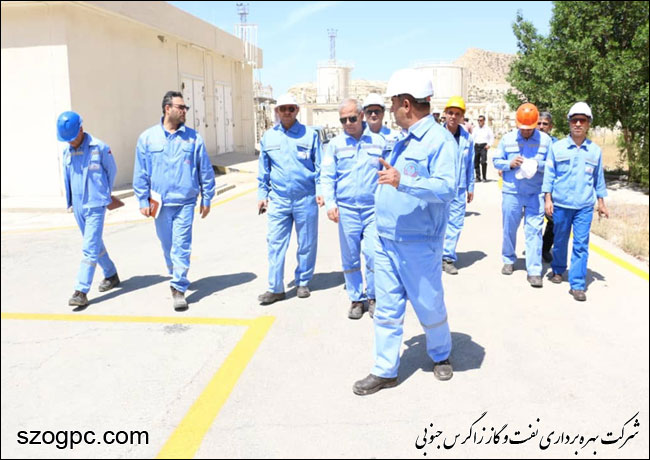 بازدید مدیر عملیات زاگرس جنوبی از منطقه عملیاتی نار و کنگان 10