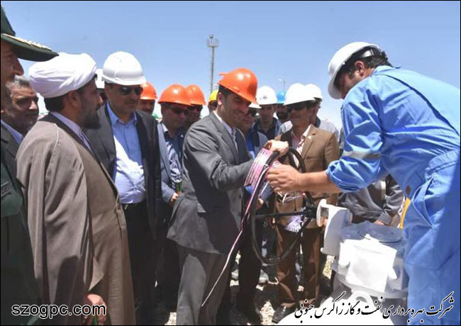 مرکز جمع آوری گاز در میدان گازی خانگیران به بهره برداری رسید
