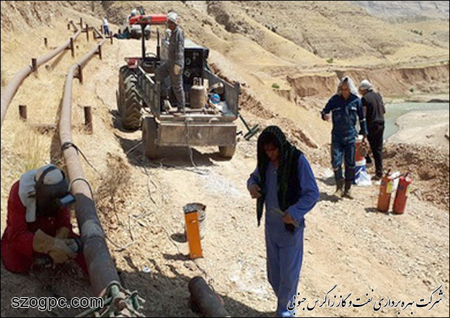 خط لوله انتقال نفت واحد بهره برداری سرکان مالکوه تعمیر و راه اندازی شد