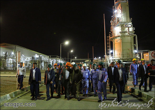 نشست مشترک مدیران شرکت ملی نفت ایران در منطقه عملیاتی سروستان و سعادت آباد 3