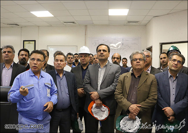 نشست مشترک مدیران شرکت ملی نفت ایران در منطقه عملیاتی سروستان و سعادت آباد 5