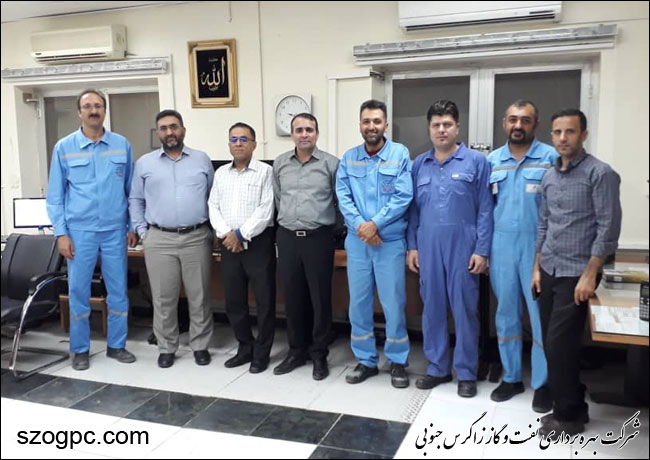 بازدید مدیر منابع انسانی از منطقه آغار و دالان 7