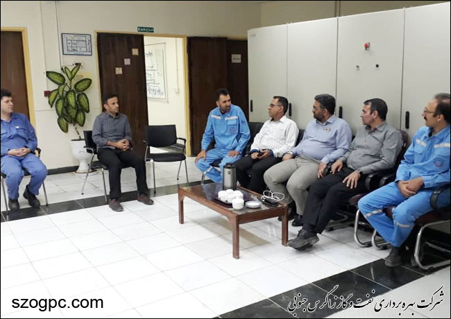 بازدید مدیر منابع انسانی از منطقه آغار و دالان 10