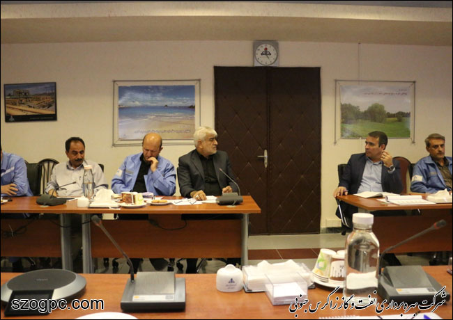 بازدید مدیر منابع انسانی شرکت نفت مناطق مرکزی ایران از منطقه عملیاتی نار و کنگان 8