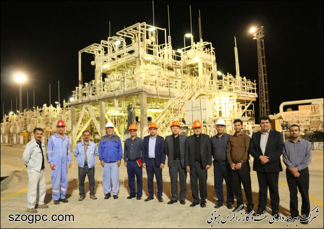 بازدید مدیر منابع انسانی شرکت نفت مناطق مرکزی ایران از منطقه عملیاتی نار و کنگان 11