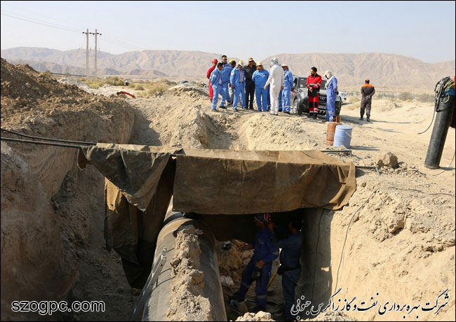 بازدید مدیرعامل شرکت بهره‌برداری نفت و گاز زاگرس جنوبی از منطقه عملیاتی پارسیان 1