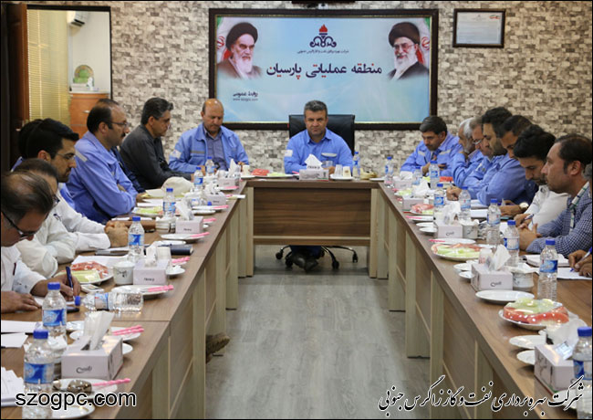 بازدید مدیرعامل شرکت بهره‌برداری نفت و گاز زاگرس جنوبی از منطقه عملیاتی پارسیان 2