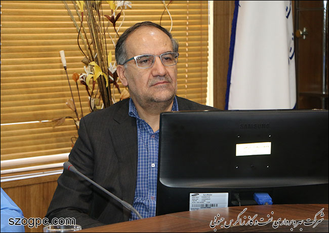 دکتر فرخ علیخانی معاون مدیرعامل شرکت ملی نفت ایران در جلسه ای با حضور مدیران زاگرس جنوبی و مسئولان منطقه عملیاتی آغار و دالان 8