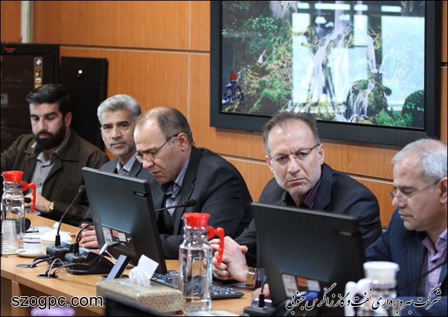 جمع مدیران و رؤسای شرکت نفت مناطق مرکزی ایران با حضور در شرکت بهره‌برداری نفت و گاز زاگرس جنوبی 9