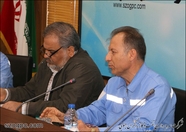 حضور مدیر امور فنی شرکت بهره‌برداری نفت و گاز زاگرس جنوبی در منطقه عملیاتی آغار و دالان 2