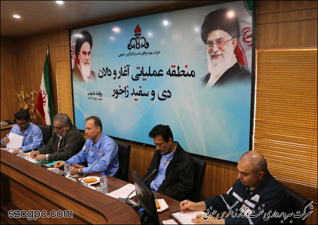 حضور مدیر امور فنی شرکت بهره‌برداری نفت و گاز زاگرس جنوبی در منطقه عملیاتی آغار و دالان 10