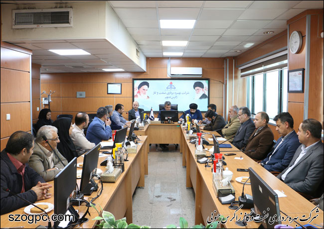 نشست مشترک اعضای شورای پایگاه مقاومت بسیج با مدیرعامل زاگرس جنوبی