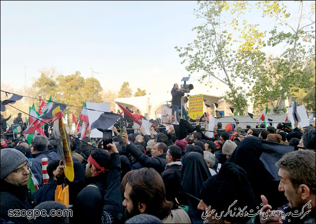 مراسم تشییع پیکر شهید سپهبد حاج قاسم سلیمانی تهران 4