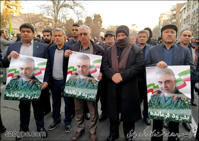 مراسم تشییع پیکر شهید سپهبد حاج قاسم سلیمانی تهران 9