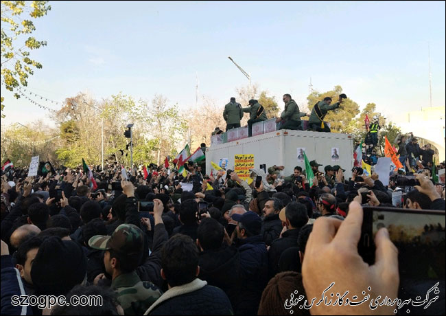 مراسم تشییع پیکر شهید سپهبد حاج قاسم سلیمانی تهران 13