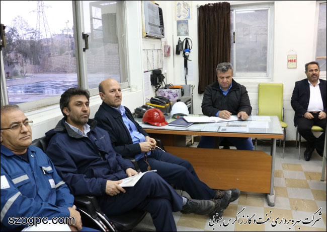 بازدید مدیرعامل شرکت بهره‎برداری نفت و گاز زاگرس جنوبی از منطقه عملیاتی نار و کنگان 2