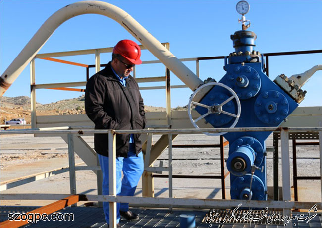 بازدید مدیرعامل شرکت بهره‎برداری نفت و گاز زاگرس جنوبی از منطقه عملیاتی نار و کنگان 10