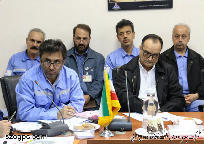 نشست مدیرعامل زاگرس جنوبی با مسئولین منطقه عملیاتی نار و کنگان 5