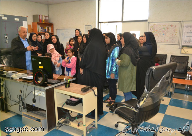 بازدید بانوان شاغل در ستاد زاگرس جنوبی از منطقه عملیاتی نار و کنگان 5