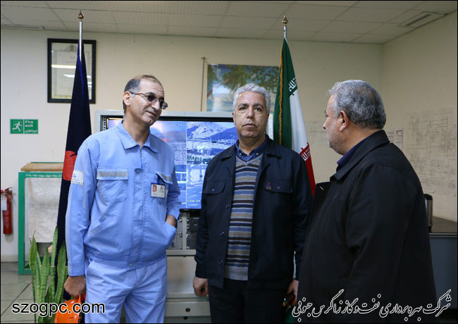 بازدید مدیر منطقه پنج عملیات انتقال گاز  کشور از منطقه عملیاتی آغار و دالان 2