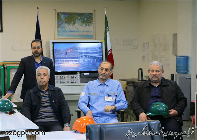 بازدید مدیر منطقه پنج عملیات انتقال گاز  کشور از منطقه عملیاتی آغار و دالان 3