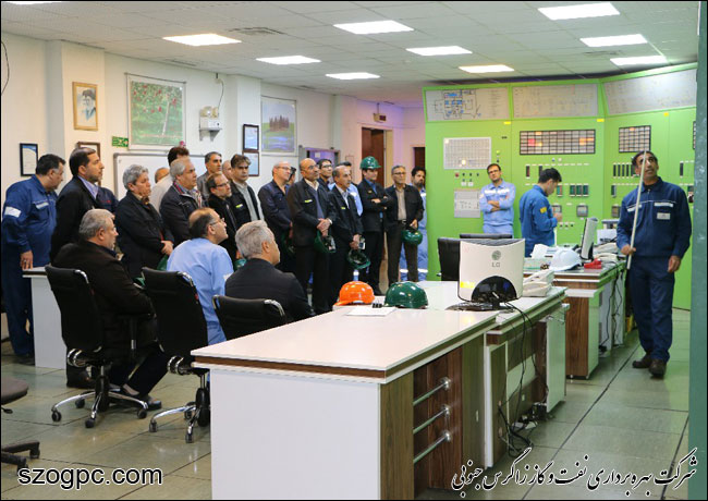 بازدید مدیر منطقه پنج عملیات انتقال گاز  کشور از منطقه عملیاتی آغار و دالان 5