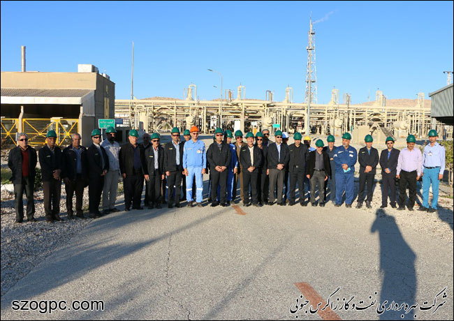 بازدید مدیر منطقه پنج عملیات انتقال گاز  کشور از منطقه عملیاتی آغار و دالان 6