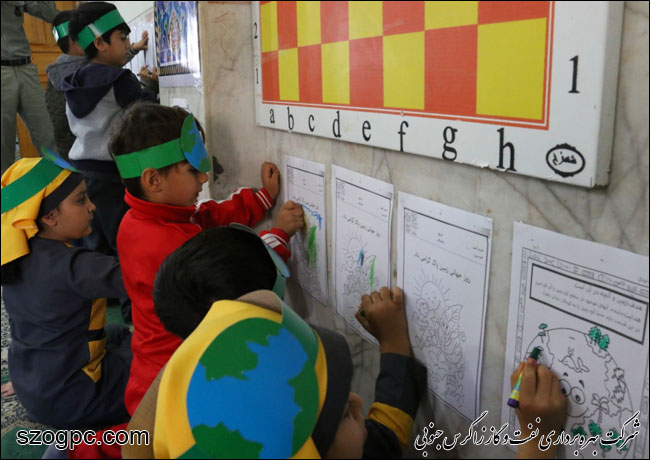 گرامی‌داشت هفته هوای پاک در مدارس جم و کنگان به همت زاگرس جنوبی 3