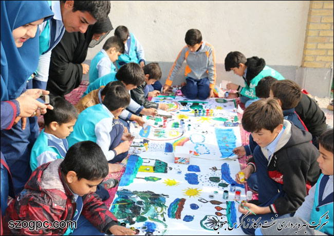 گرامی‌داشت هفته هوای پاک در مدارس جم و کنگان به همت زاگرس جنوبی 6