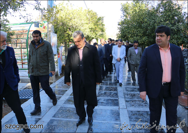 تجدید میثاق کارکنان زاگرس جنوبی با شهدا و بنیانگذار انقلاب اسلامی 10