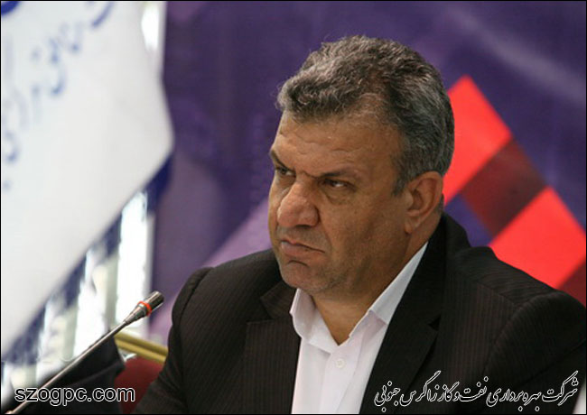 میانگین تولید روزانه ۱۷۱ میلیون متر مکعب گاز در شرکت بهره برداری نفت و گاز زاگرس جنوبی