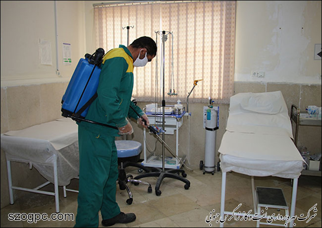 برگزاری دو مانور شناسایی و پیشگیری از ویروس کرونا درمنطقه عملیاتی پارسیان 14