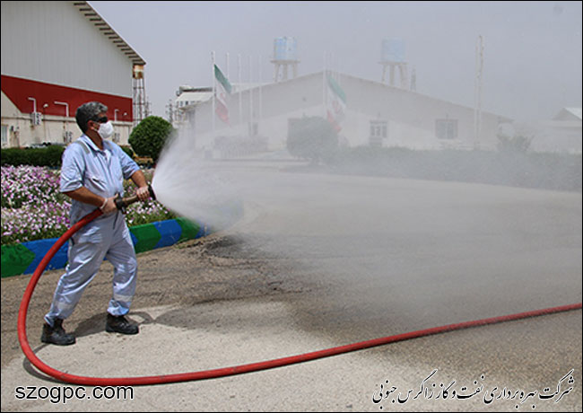 برگزاری دو مانور شناسایی و پیشگیری از ویروس کرونا درمنطقه عملیاتی پارسیان 15