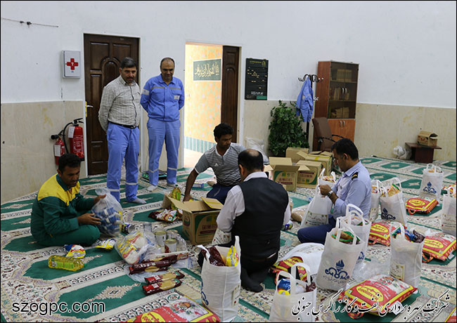 حضور منطقه عملیاتی پارسیان در رزمایش مواسات و کمک به اقشار آسیب دیده از کرونا 1