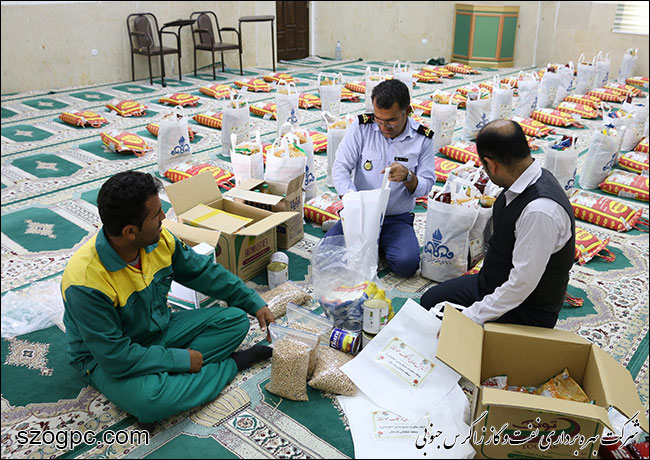 حضور منطقه عملیاتی پارسیان در رزمایش مواسات و کمک به اقشار آسیب دیده از کرونا 6