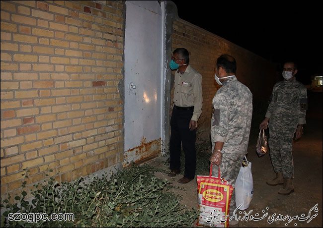 حضور منطقه عملیاتی پارسیان در رزمایش مواسات و کمک به اقشار آسیب دیده از کرونا 13